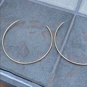 Big hoop earrings